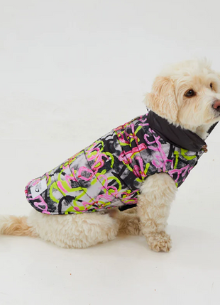 Graffiti Wasserdichte Pufferjacke