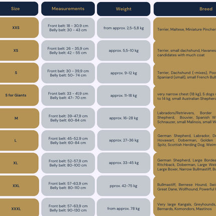 Anti-Stress-Geschirr STURMFREI® Saver für kleine bis mittlere Hunde