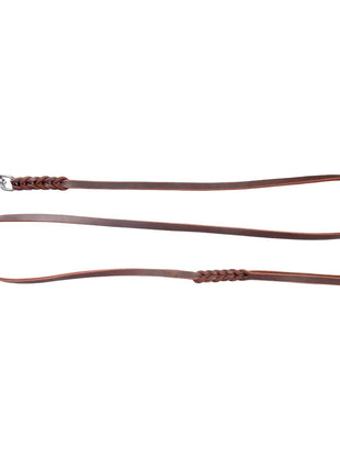 Traditionelle weiche geflochtene Lederleine mit Handschlaufe