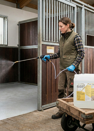 AnoKath® Stallhygiene & Stalldesinfektion – hygienische Stallpflege