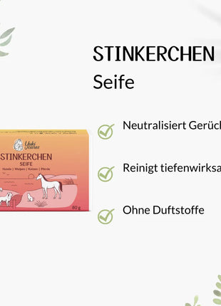 Stinkerchen Seife für Hunde, Katzen und Pferde
