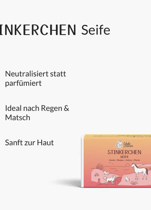 Stinkerchen Seife für Hunde, Katzen und Pferde