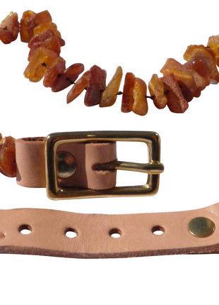 Hunde Bernsteinkette SuperFlex B.Ware