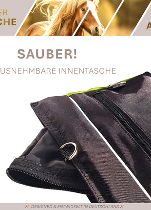 ASCO Futterbeutel mit Einhand-Schnappverschluss, Leckerlibeutel 20x20 cm, QuickTouch Leckerlietasche