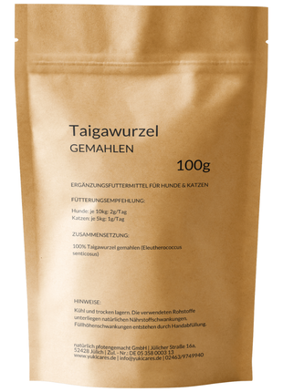 Taigawurzel gemahlen, 100g