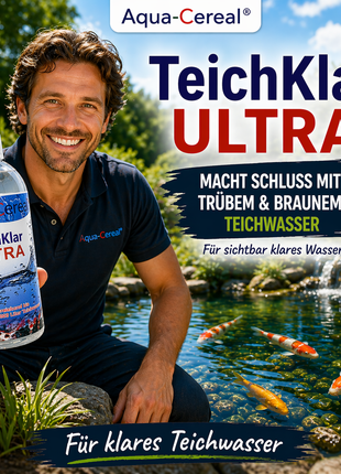 Teichklar Ultra - für einen klaren Teich - Aqua-Cereal®