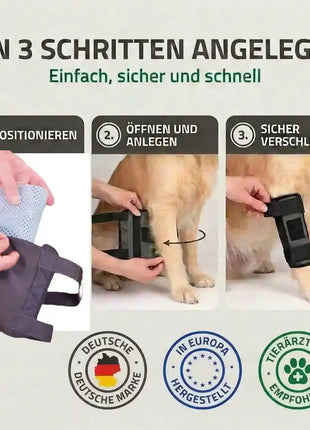 Durchtrittigkeits Bandage für Hunde mit Turbocast