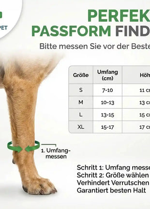 Durchtrittigkeits Bandage für Hunde mit Turbocast