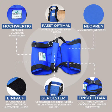 Hunde Tragehilfe hinten