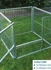 0.82 m / 1 x 1 m (1.0 m²) | 4 Elemente 1.0 m inkl. 1 Türe