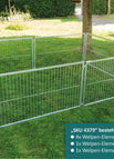 3 x 2.0 m (6 m²) | 4 Elemente 1.5 m + 2 Elemente 2.0 m inkl. 1 Türe