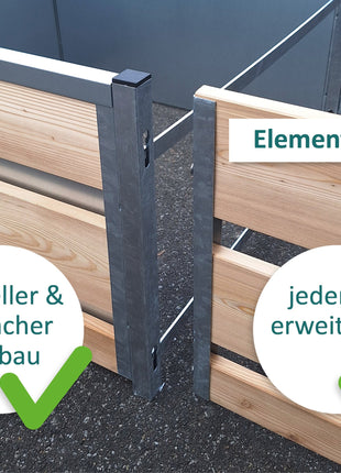 Hochbeet U-Form | Höhe: 83 cm
