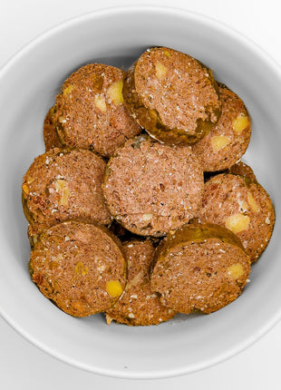 Ziege mit Kartoffel und Amaranth