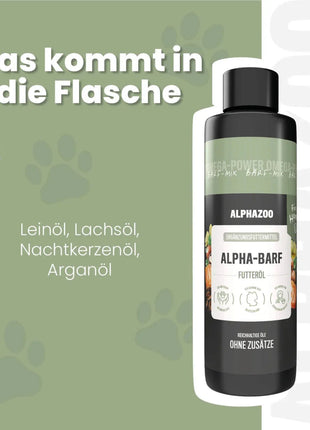 Alpha-Barf Futteröl für Hunde