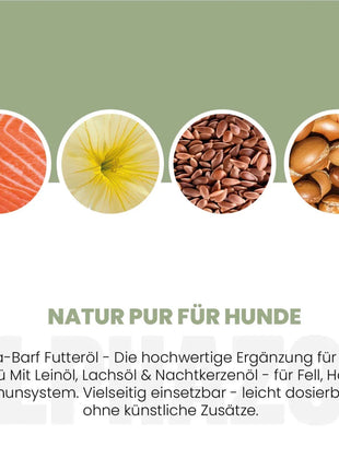 Alpha-Barf Futteröl für Hunde