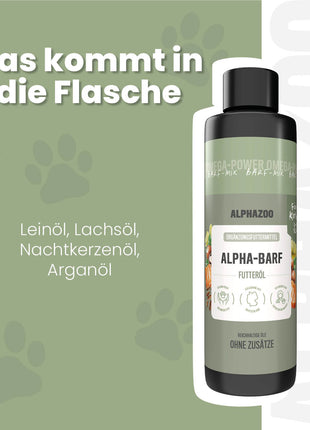 Alpha-Barf Futteröl für Katzen