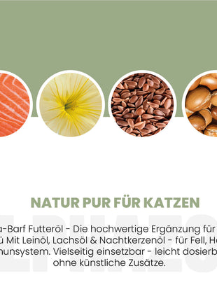 Alpha-Barf Futteröl für Katzen