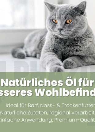 Alpha-Barf Futteröl für Katzen