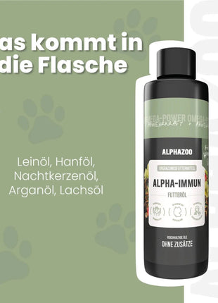 Alpha-Immun Futteröl für Hunde