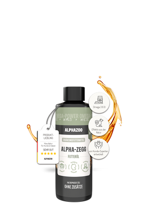 Alpha-Zegg Futteröl für Hunde