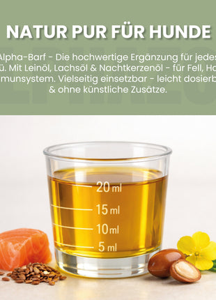 Alpha-Barf Futteröl für Hunde