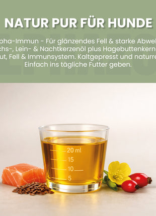 Alpha-Immun Futteröl für Hunde