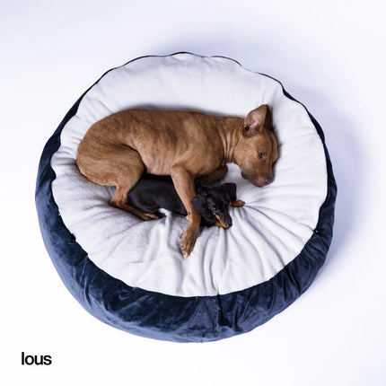 Kuscheliges Hundebett: Anti-Stress mit abnehmbarer Kuscheldecke