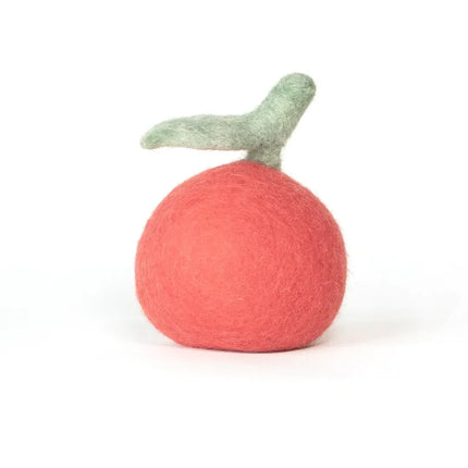 BUDDY. Hundespielzeug aus Wollfilz "Apfel"