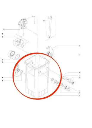OASE BG Behälter FiltoMatic 6000 – Ersatzteil