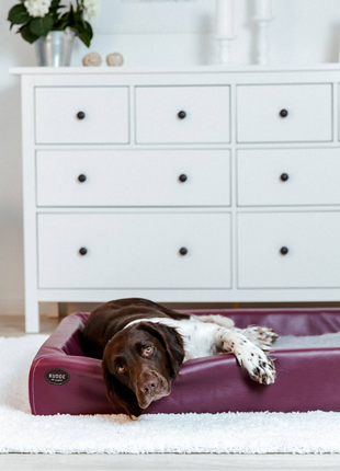 Hundebett KUDDE Kunstleder