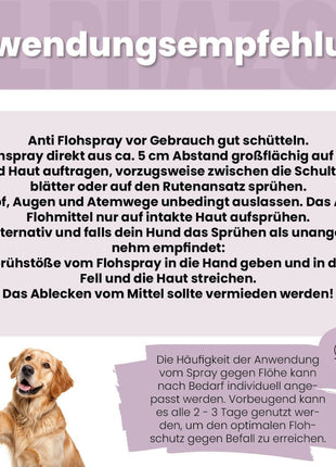 ByeByeVloh Flohspray für Hunde