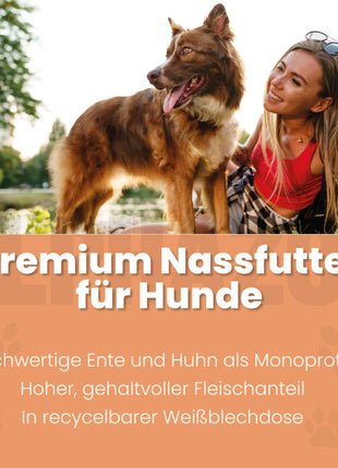 Ente + Huhn Nassfutter für Welpen