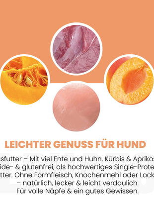 Ente + Huhn Nassfutter für Welpen