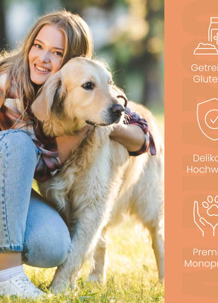 Lachs + Truthahn Nassfutter für Adult Hunde