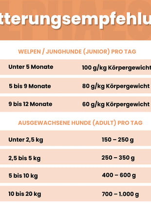 Probierschmaus Hund