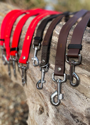 Double leash TECHTELMECHTEL made of BioThane®/Pop - Band