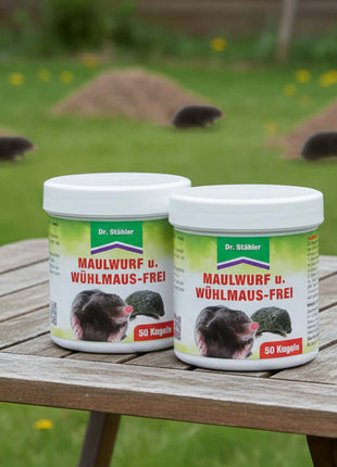 Dr. Stähler Maulwurf- und Wühlmausfrei 50 Kugeln