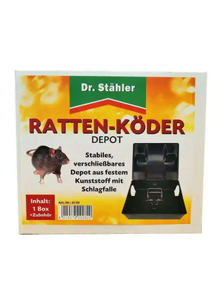 Dr. Stähler Ratten-Köder Depot mit Schlagfalle