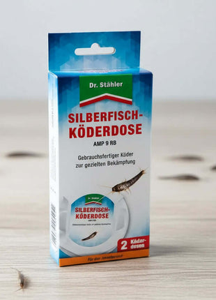 Dr. Stähler Silberfisch-Köderdose 2 Dosen