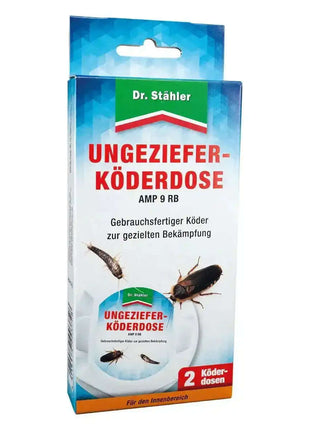 Dr. Stähler Ungeziefer Köderdose 2 Stück Schaben Silberfischchen