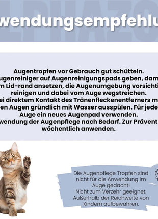 Durchblick Augenpflege für Katzen