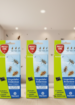 Protect Home Ungezieferköderdose   Schaben  3 x 2 Stk
