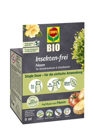 COMPO Insekten-frei Neem gegen Saugende, Beißende & blattminierende Insekten