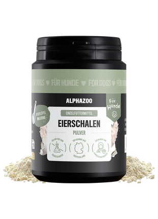 Eierschalenpulver für Hunde