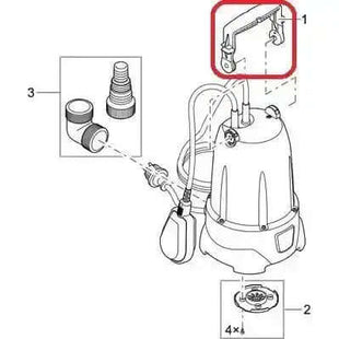 OASE Ersatz Handgriff Drain 6000