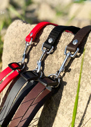 Double trail leash FERNWEH made of BioThane®/POP - Band