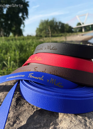 Double trail leash FERNWEH made of BioThane®/POP - Band