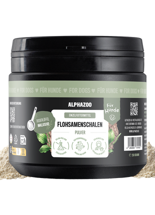 Flohsamenschalen gemahlen für Hunde
