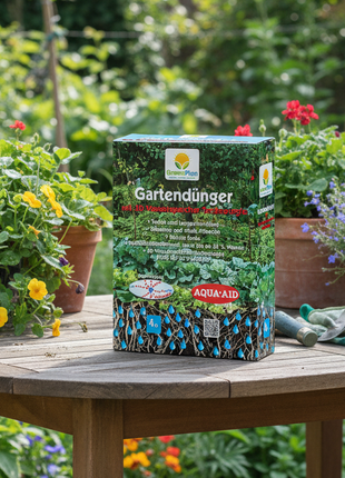 GreenPlan GP 3 D GreenPlan Gartendünger + 3D Wasserspeicher 4 kg
