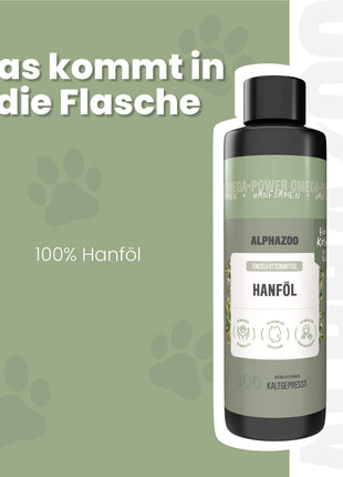 Hanföl für Katzen